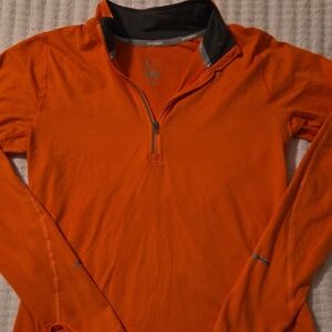 Nike Bright Orange Long Sleeve Top